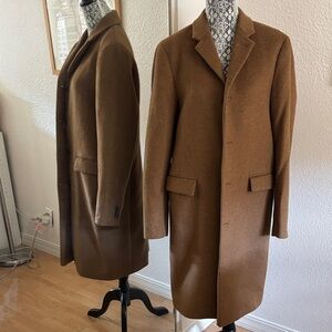 Scotch & Soda Tan Men's Trench Coat